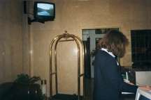ETERNITY received in a hotel lobby.